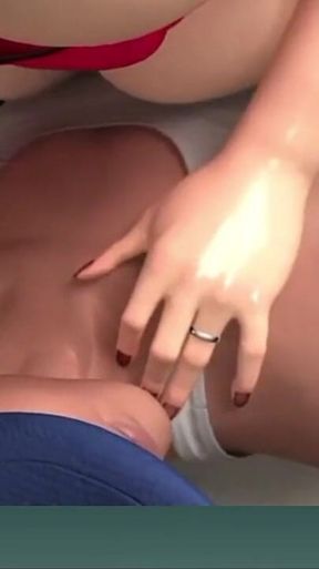 Cheating JAV Housewife Seduces Repairman and Fucks Him While on Phone with Her Husband!!