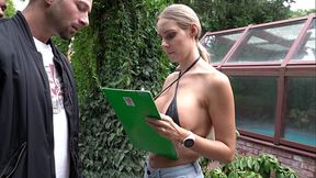 BAyBitch part-2 Leidy de Leon 4on1 DAP DPP Piss ROught OUTDOOR Behind the scene (WET)