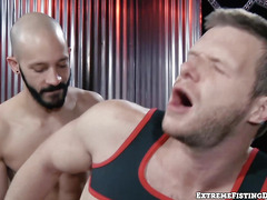 Hardcore fisting and blowjob with Brian Bonds and Dylan Strokes