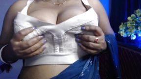 Hot Sexy Girl's Bra Unzipped and Nipples