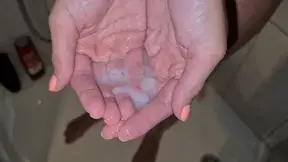 I ran out of shower gel so I had to get some from him