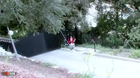 Pretty Rhianna Ryan trades her pussy for private lessons with Mark Ashley's big cock