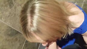 Trans Baby Pauline gets Face Drilled in the Club Toilets