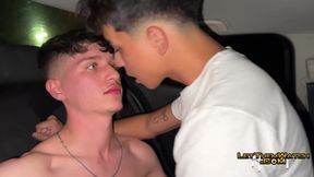 Tiny Twink Fucked Breed Me in the Backseat!