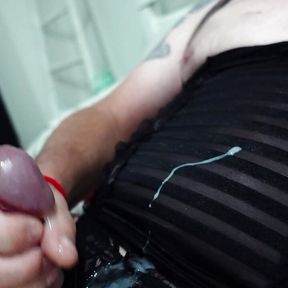 trans play till cumshot