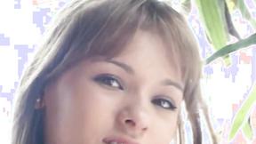 ”Horny solo teen blonde plays with her beaver”