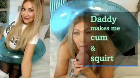 Inflatable Swim Ring, Daddy makes me cum & Squirt...