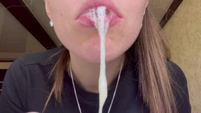 Mucus & Spit Overflow Extreme Close-up Fantasy