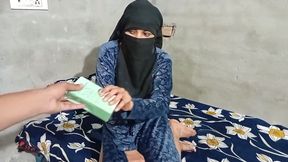 The Muslim Bhabhi Was Putting Her Finger in Her Pussy, Then the Boy Comes to Deliver the Goods, Then Fucked Hard.