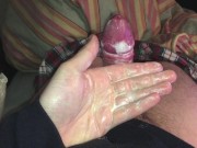 Cum Control JOI, multiple moaning orgasms! Cum covered cock! #JOI2017