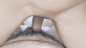 Petite Latina step-daughter takes huge cock in taboo scene