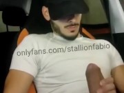 Flashing Cock in the Car