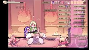 Busty Elf Max Takes On Busty Anime Action In EroGame Adventure