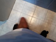 I take my cock to take a breath at my work