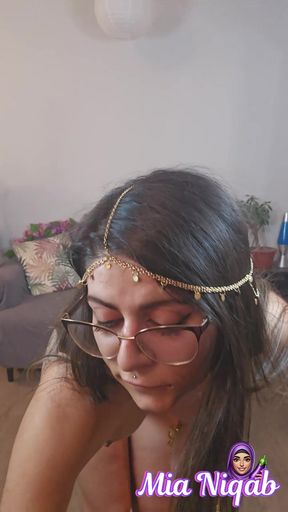 93. Arab Belly Dance While Stripping Mia Niqab