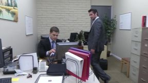TheGayOffice.com - Hard ramming amongst slut Mike De Marko