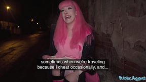 Public Agent Unlocked Her Chastity & Filled Her Pussy with Cum