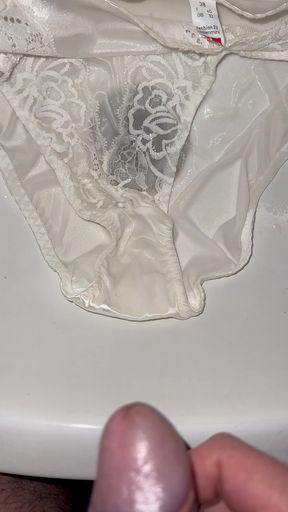 Pee on a random woman's forgotten panties in the toilet