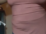 D Cups Pop From Little Shirt