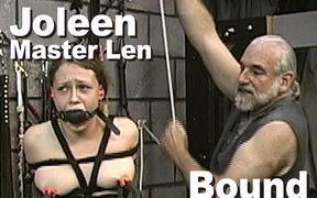 Joleen & Master Len bound whipped clamped tears