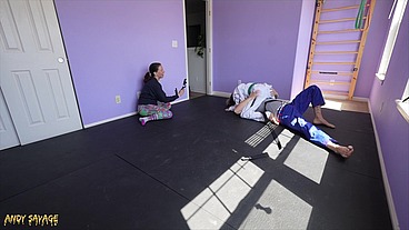 Private Jiu Jitsu Lessons turn into FUCK SESSION