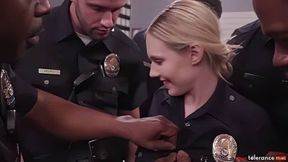 Jamie Knoxx  Police Officer Gangbanged