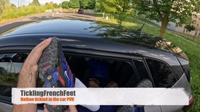 Nathan tickled in the car POV (FHD)