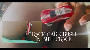 Race Car Smother And Crush With Giant Ass