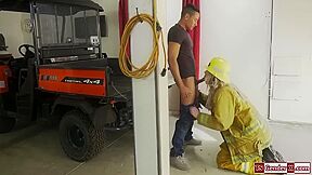 Busty Trans Firewoman Aspen Brooks Barebacks And Rims A Guy
