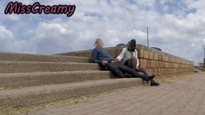 French Teacher Milf Public Blowjob Voyeur Near Nude Beach Amateur Student Extreme Cumshot - MissCreamy