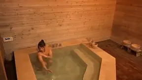 Curvy Asian lesbians is doing themselves lustly in a bath 6