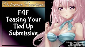 Moon Silk's Seductive Roleplay: Teasing Her Tied Up Submissive