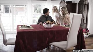 Stepmom makes man spank her stepdaughter