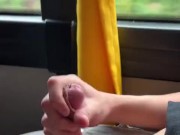 JINAKOL SA BUS AT NILUNOK ANG TAMOD (I SUCKED HIM IN THE BUS & HE CUMS IN MY MOUTH)