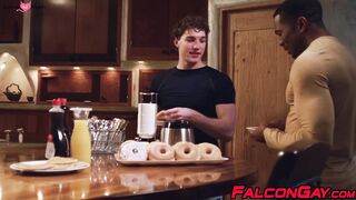 Hunky Sean Xavier fucks Heath Halos hole while Hazel eats his dick