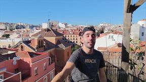 Tiago dasilca fucked raw by andrew outdoor in Madrid