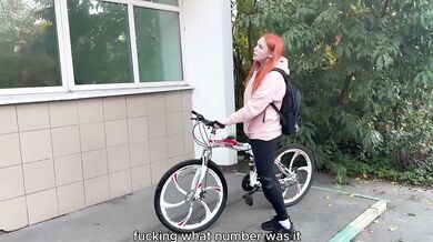 Cute 18 Year Old Hot Stranger With Big Natural Boobs Outside On Street Riding Reverse Cowgirl Blowjob And Sperm In Pussy