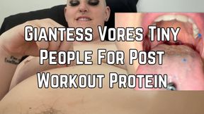 Giantess Vores Tiny Humans For Protein