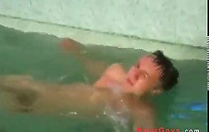 Tree Twinks Dipping in a Pool