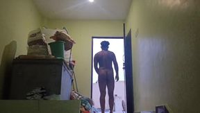 Nude actor morning cum