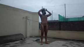 Nude actor morning cum