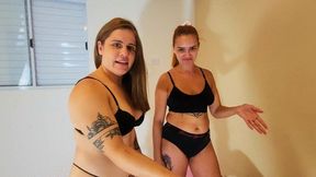 trampling , BJJ Badgirl, Manu Albertine and Slave! - FULL HD