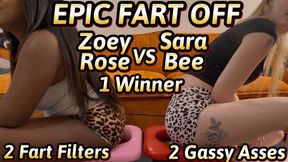 Zoey VERSUS Sara! Fart Off! 2025!