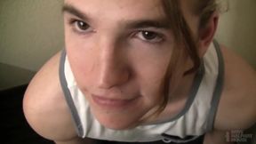 Cute young jock gets hard with thick Stepdaddy cock inside him