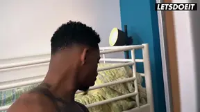 Busty blonde deepthroats BBC and gets fucked raw