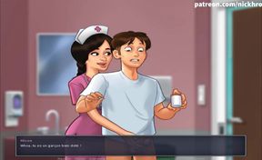 Summertime saga part 140 - fake hospital ( French sub )