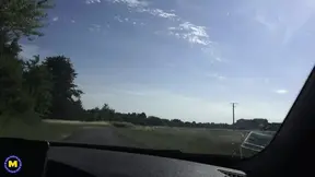 Naughty Redhead Flora Milano Goes Hitchhiking for Cock & She Gets Two!