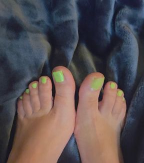 Jerking him off with my feet