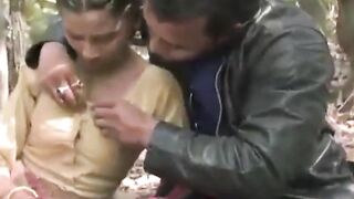 "Exotic Dancer Goes Wild in Indian Forest - Desi Girl Strips & Fucks Outside"