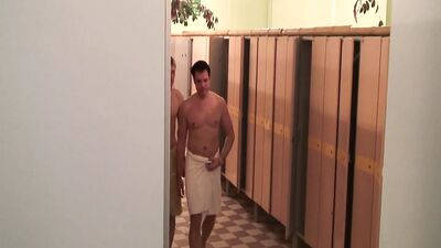 Finnish gay boys in spa - locker room amateur porn